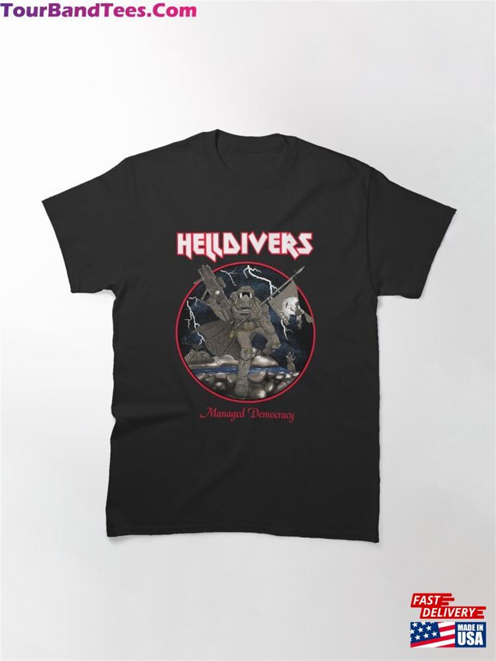 Helldivers Managed Democracy Heavy Metal Album Classic T-Shirt Unisex Hoodie 29Uf117984 – Utopia Fashion