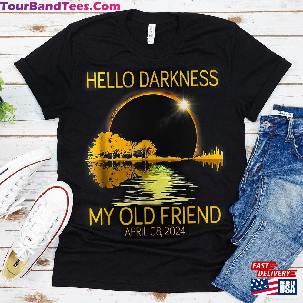 Hello Darkness My Old Friend Eclipse Shirt Total Solar April 8Th Hoodie T-Shirt 29Uf111921 – Utopia Fashion