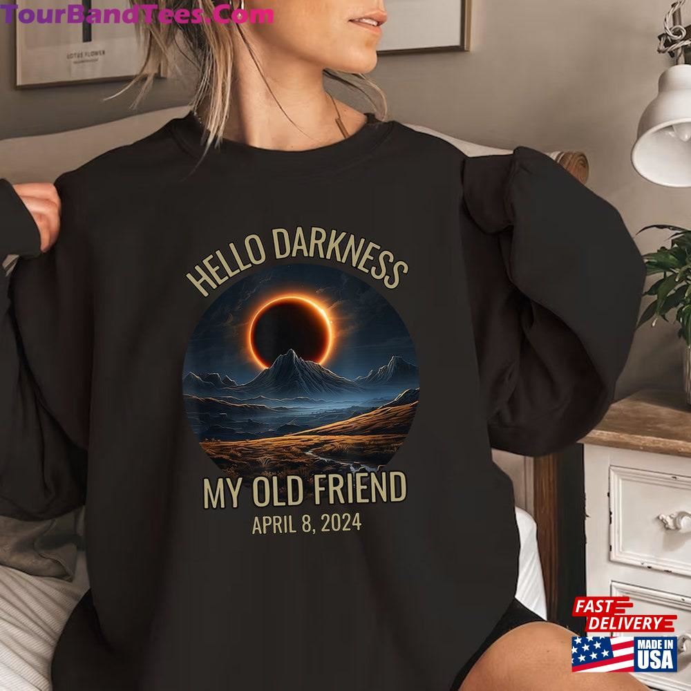 Hello Darkness Shirt April 8Th Eclipse Event Unisex Classic 29Uf102674 – Utopia Fashion