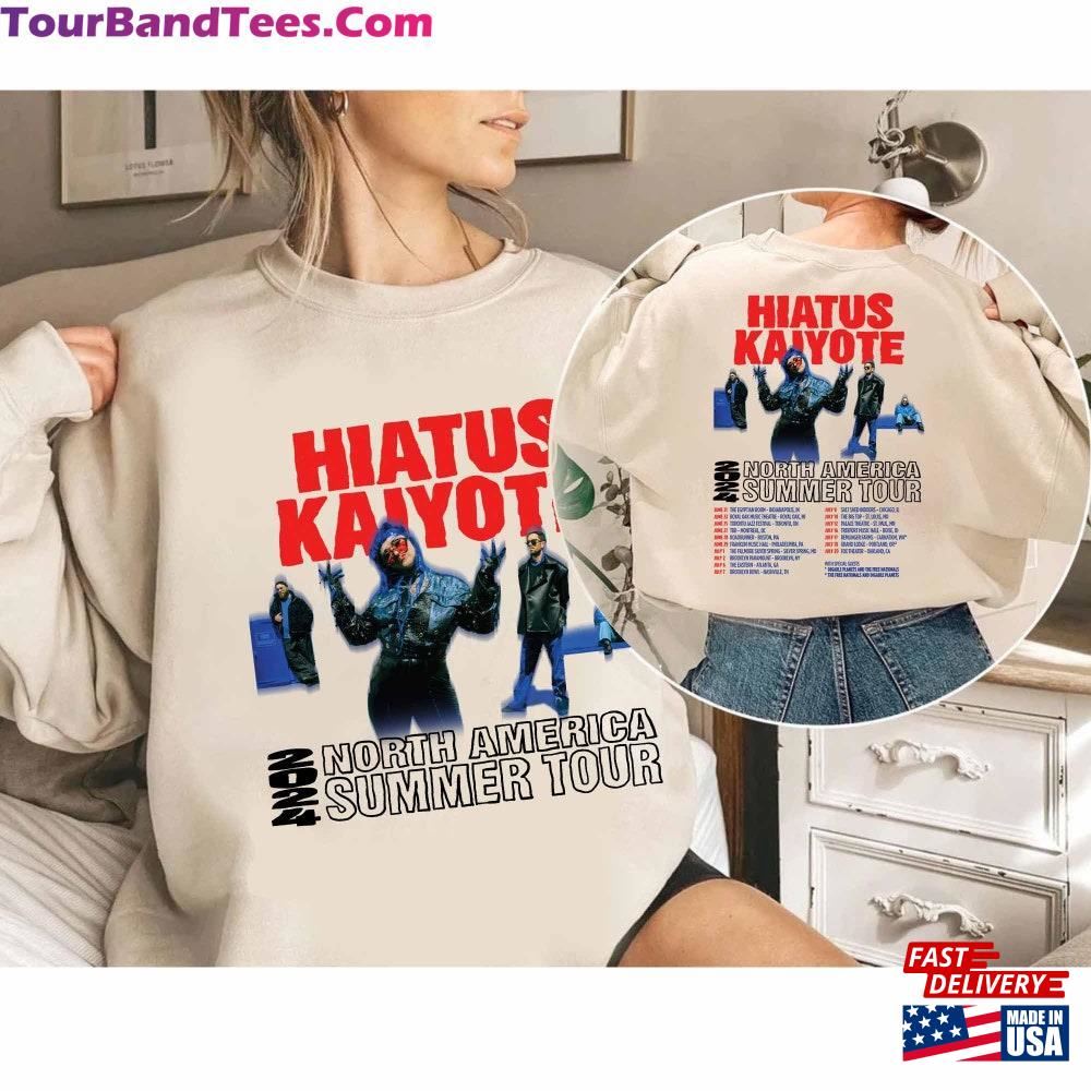 Hiatus Kaiyote Tour Shirt Band Fan Concert Hoodie Sweatshirt 29Uf096309 – Utopia Fashion