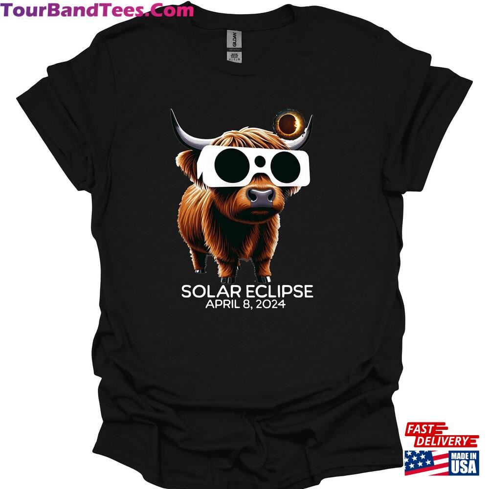 Highland Cow Solar Eclipse T Shirt T-Shirt Classic 29Uf092052 – Utopia Fashion