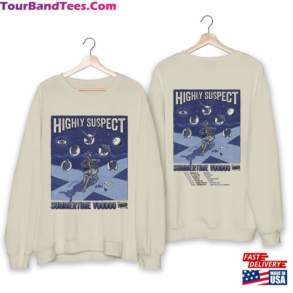 Highly Suspect Summertime Voodoo Tour Shirt Band Fan Concert Classic Hoodie 29Uf103158 – Utopia Fashion