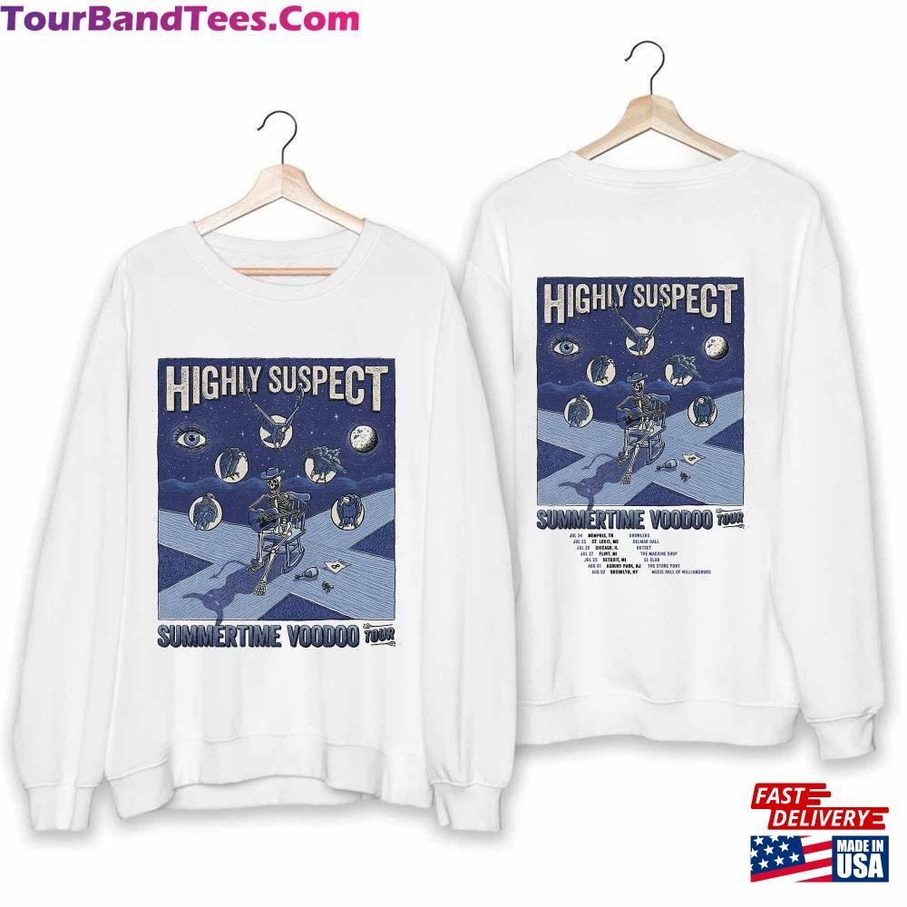 Highly Suspect Summertime Voodoo Tour Shirt Band Fan Concert Classic Hoodie 29Uf103158 – Utopia Fashion