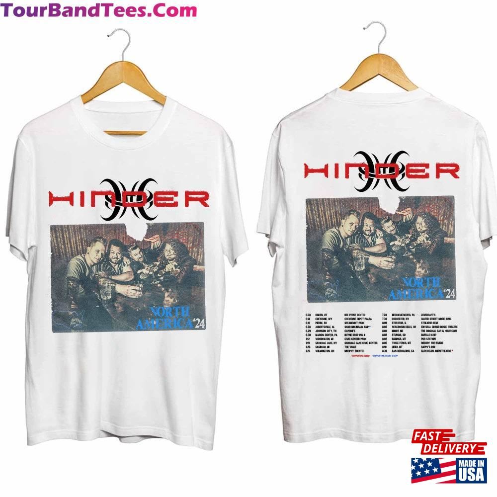 Hinder Tour Shirt Band Fan Hoodie Classic 29Uf116850 – Utopia Fashion