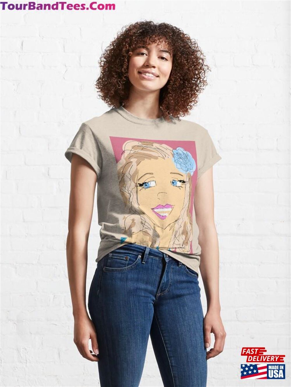 Holly Is The Homecoming Queen Original Illustration Classic T-Shirt Unisex 29Uf106978 – Utopia Fashion