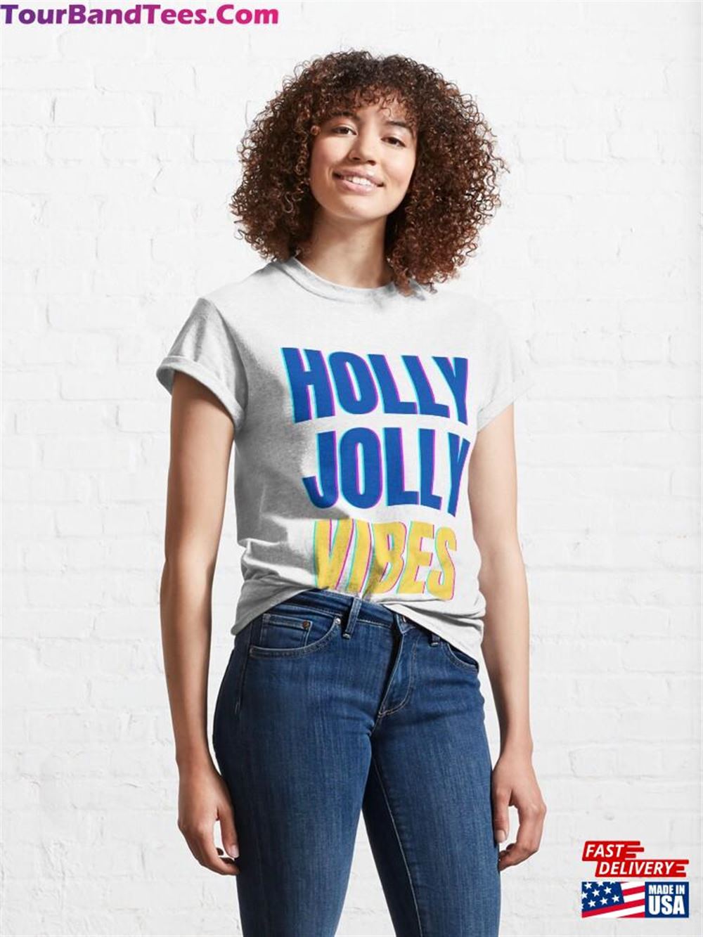 Holly Jolly Vibes Classic T-Shirt 29Uf102128 – Utopia Fashion