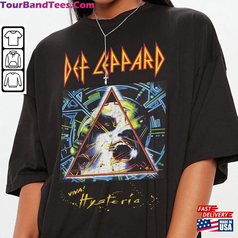 Hollylinstyle Def Leppard Music Shirt Hysteria Rock Band Vintage 90S Graphic Tee Classic Sweatshirt 29Uf096341 – Utopia Fashion