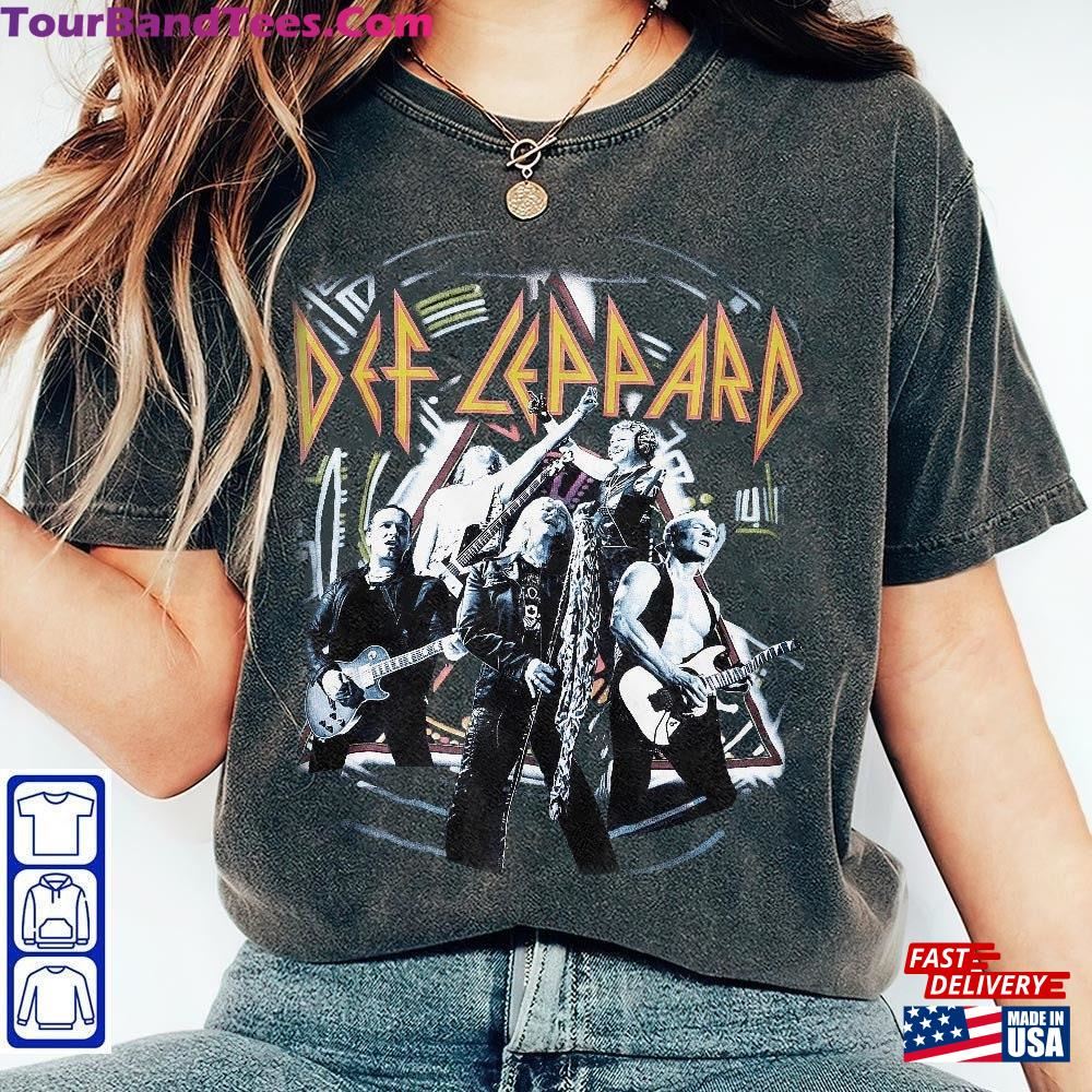 Hollylinstyle Oversized Def Leppard Washed T-Shirt Hoodie Classic 29Uf111761 – Utopia Fashion