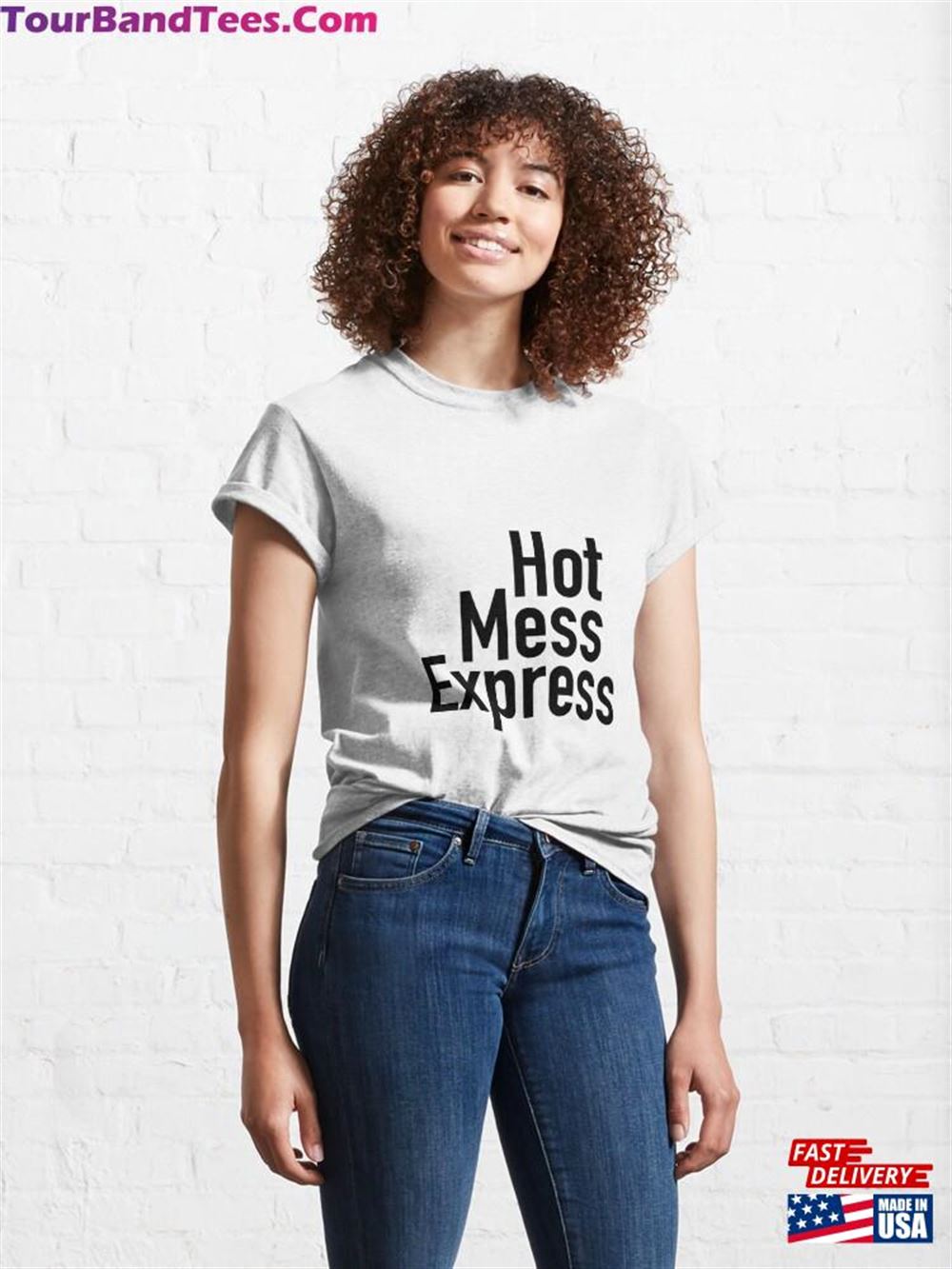 Hot Mess Express Version Two Black Text Classic T-Shirt Unisex Sweatshirt 29Uf092778 – Utopia Fashion