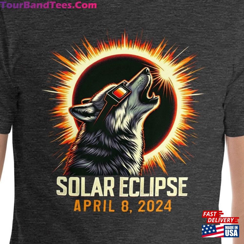 Howling Wolf Moon Shirt Total Solar Eclipse Tee Souvenir Sweatshirt Unisex 29Uf115612 – Utopia Fashion