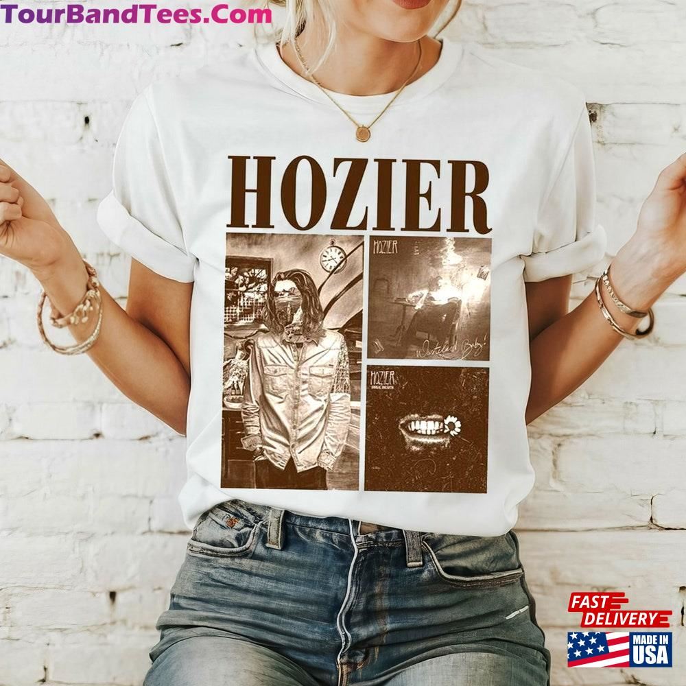 Hozier Albums Shirt Unreal Unearth Tour Merch Tee T-Shirt Classic 29Uf110921 – Utopia Fashion