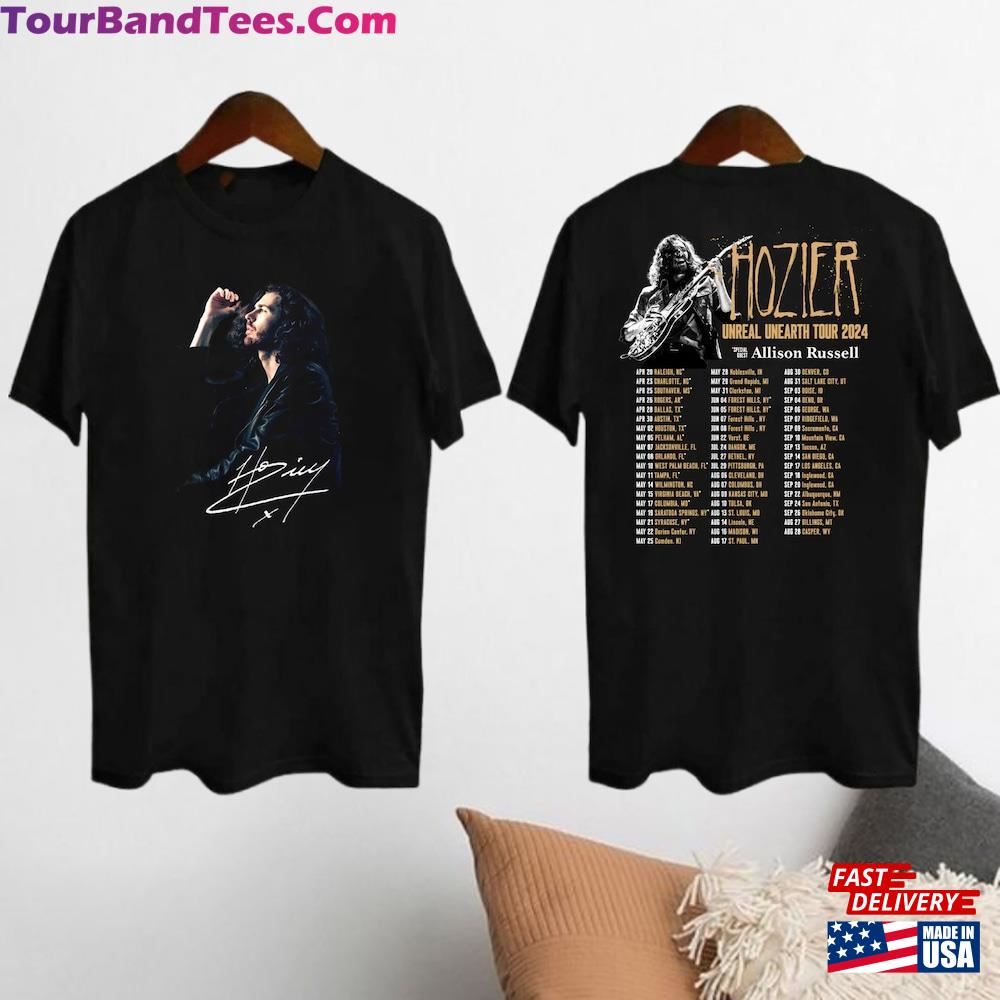 Hozier Signature Shirt Unreal Unearth Tour Classic T-Shirt 29Uf116656 – Utopia Fashion