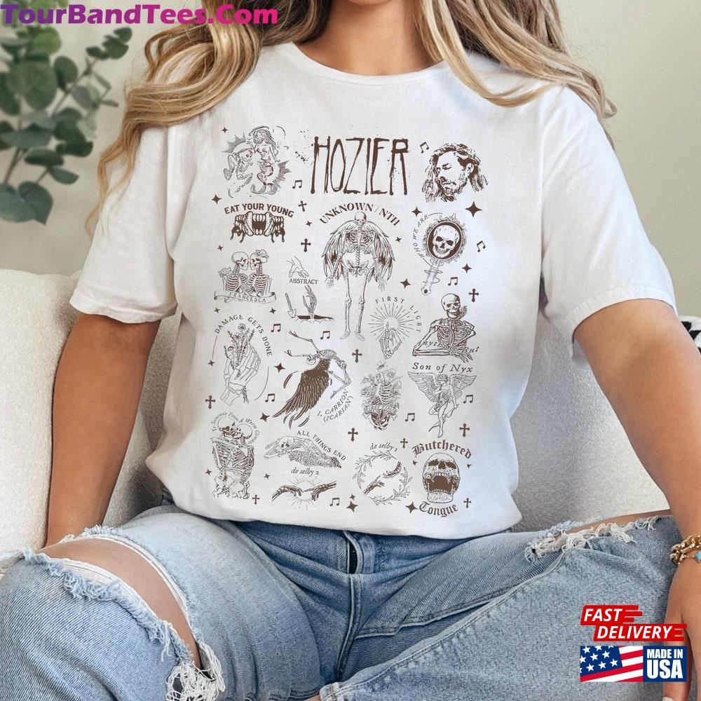 Hozier T-Shirt Unreal Unearth Tour Tshirt Tee Music Concert Shirt Sweatshirt Classic 29Uf111840 – Utopia Fashion