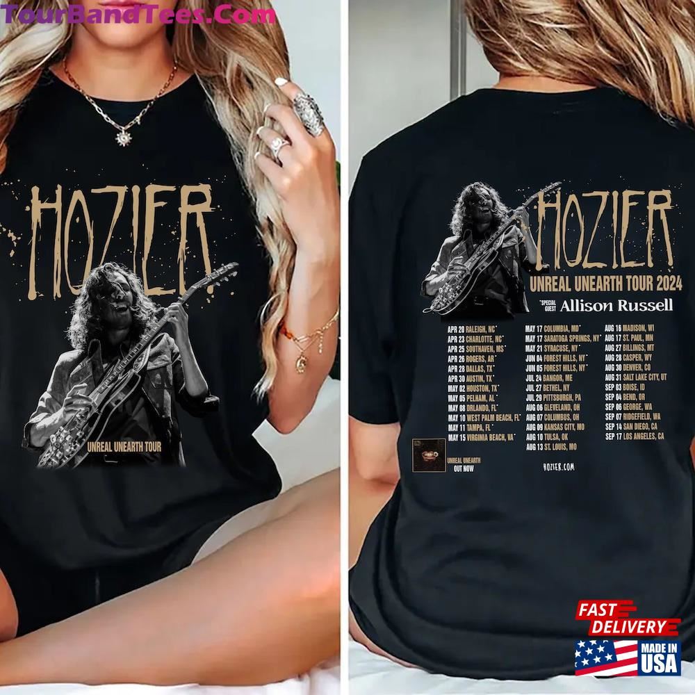 Hozier Unreal Unearth Tour T-Shirt Music Shirt Sweatshirt Hoodie 29Uf097333 – Utopia Fashion