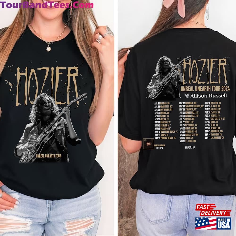 Hozier Unreal Unearth Tour T-Shirt Music Shirt Sweatshirt Hoodie 29Uf097333 – Utopia Fashion