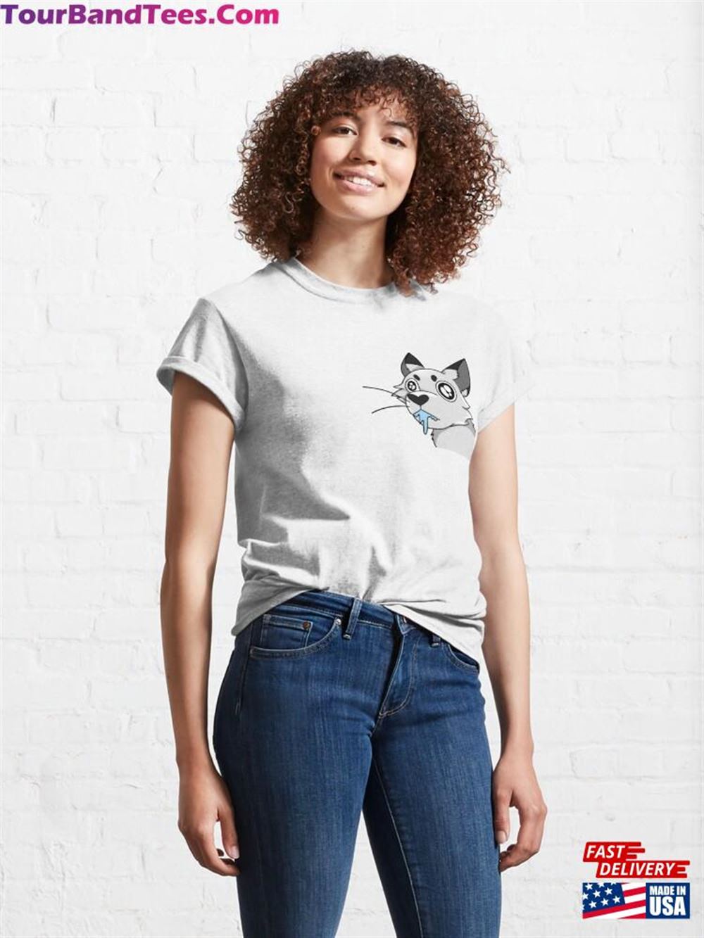 Hungry Cat Classic T-Shirt 29Uf115693 – Utopia Fashion