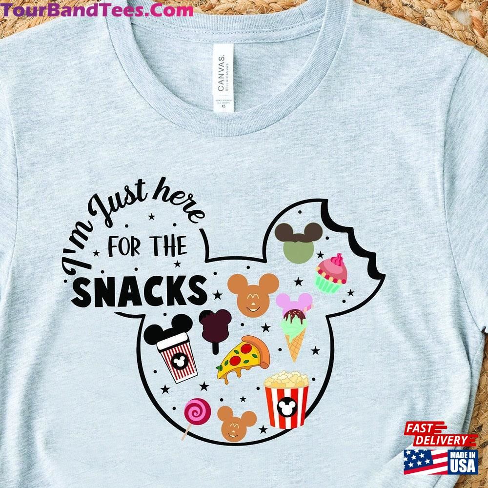 I M Just Here For The Snacks Shirt Disney Group Snack Sweatshirt Classic 29Uf112531 – Utopia Fashion