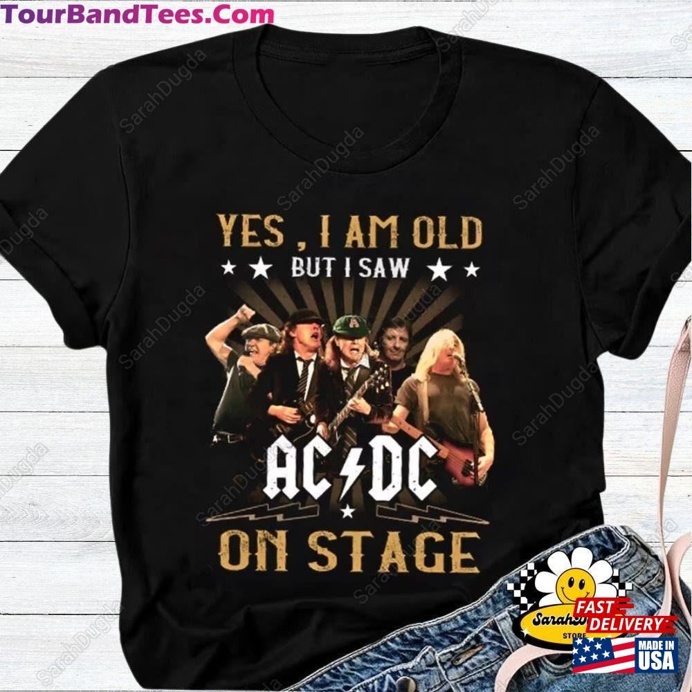 I Saw Acdc Tour On Stage Vintage T-Shirt Shirt Unisex Hoodie 29Uf110964 – Utopia Fashion