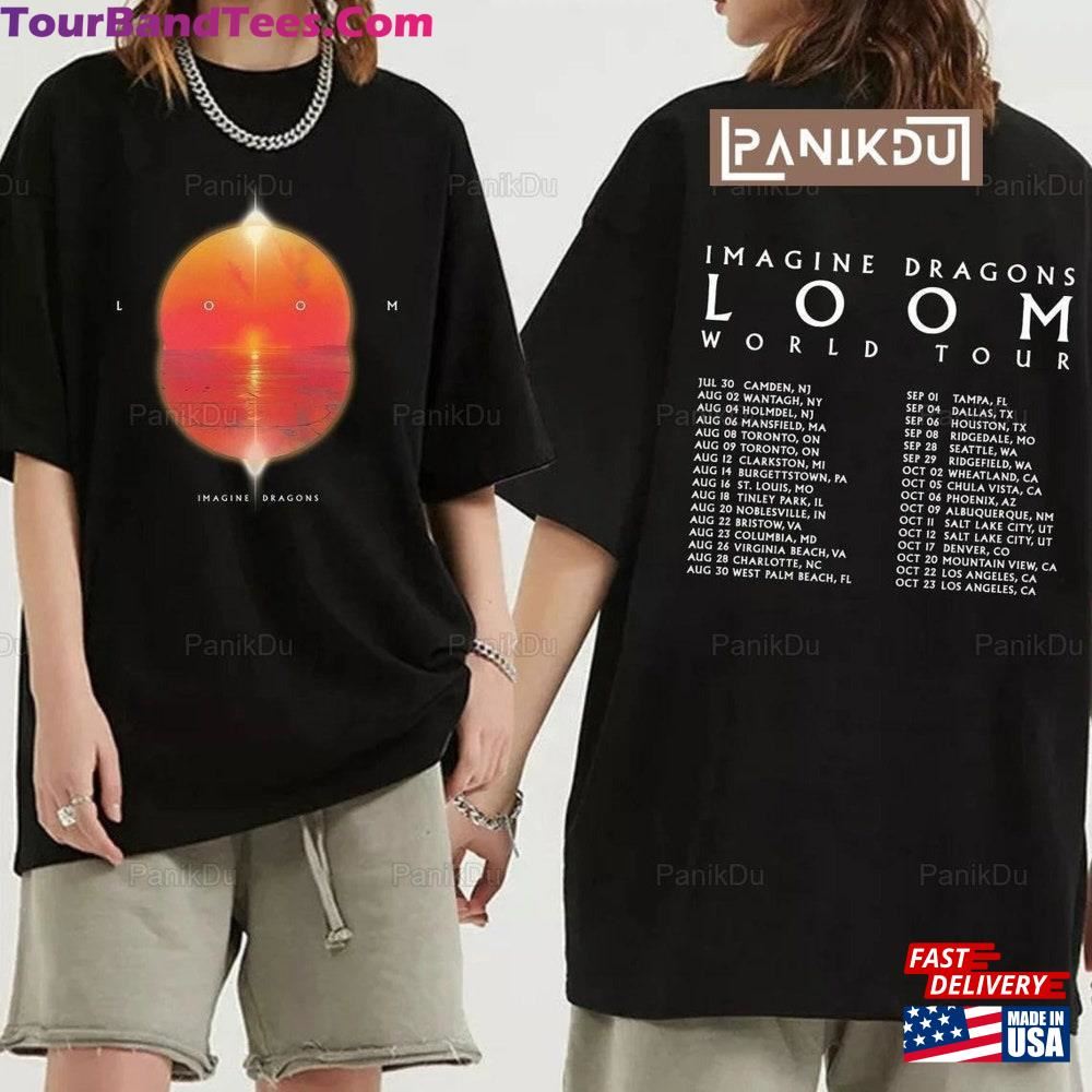 Imagine Dragons Band Shirt Loom Tour World T-Shirt Hoodie Sweatshirt 29Uf101775 – Utopia Fashion