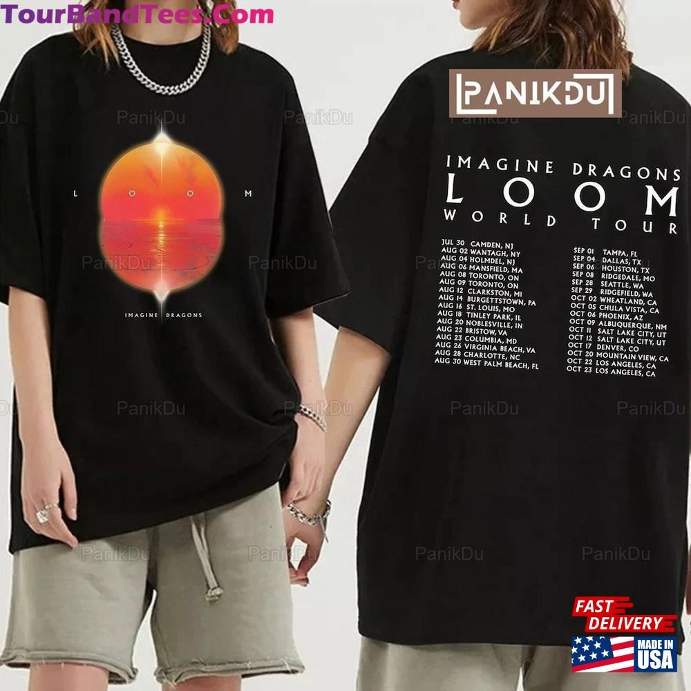 Imagine Dragons Band Shirt Loom Tour World T-Shirt Sweatshirt Classic 29Uf092754 – Utopia Fashion