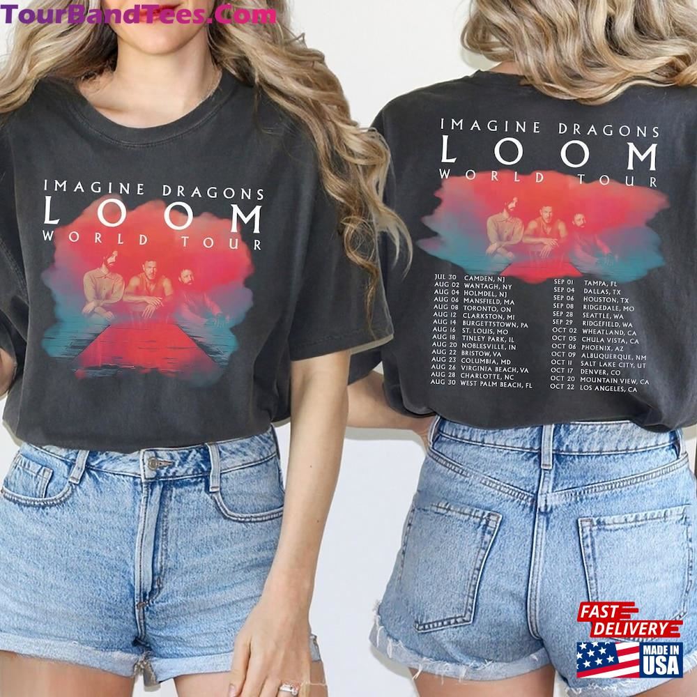 Imagine Dragons Loom Tour Comfort Colors T-Shirt Band Fan Shirt Sweatshirt Unisex 29Uf098019 – Utopia Fashion