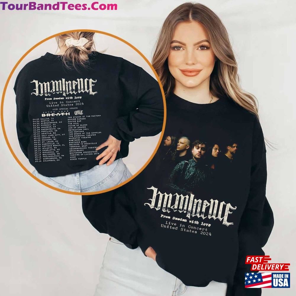 Imminence The Black Tour Shirt Band Fan Concert Hoodie Sweatshirt 29Uf098199 – Utopia Fashion