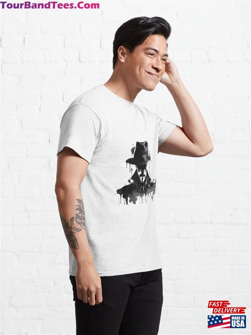 Ink Blot Man Classic T-Shirt 29Uf115862 – Utopia Fashion