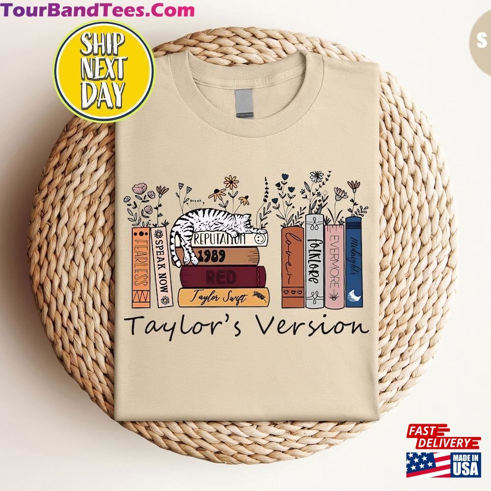 Inspired Book Stack T-Shirt Vintage Literary Tee Shirt Ts Midnights Album Classic Unisex 29Uf115700 – Utopia Fashion