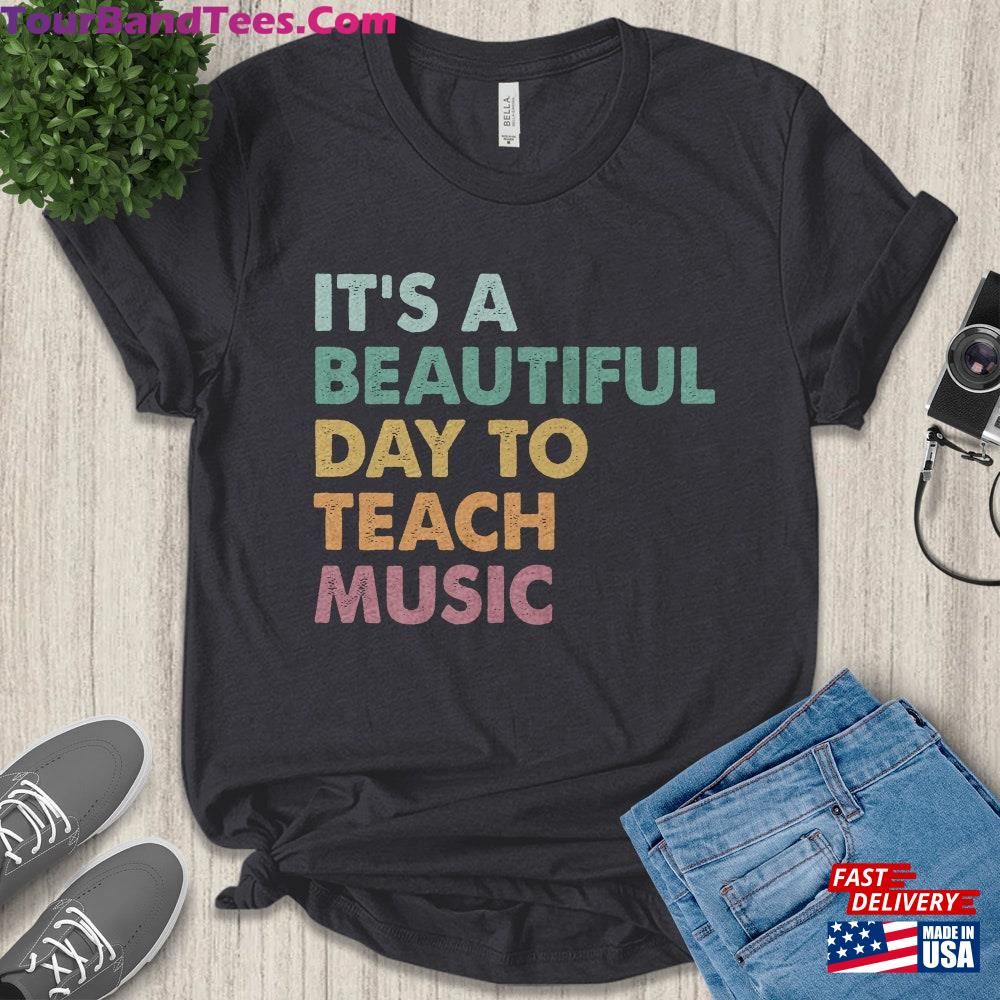 It S A Beautiful Day To Teach Music Teacher Shirt Specials Squad T-Shirt Classic 29Uf117111 – Utopia Fashion