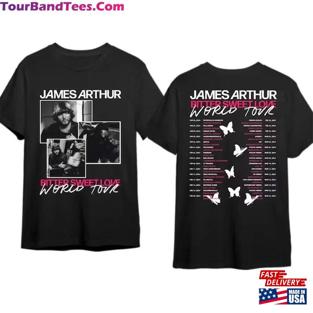 James Arthur Tour Shirt Merch Fan Gift T-Shirt Unisex 29Uf097765 – Utopia Fashion