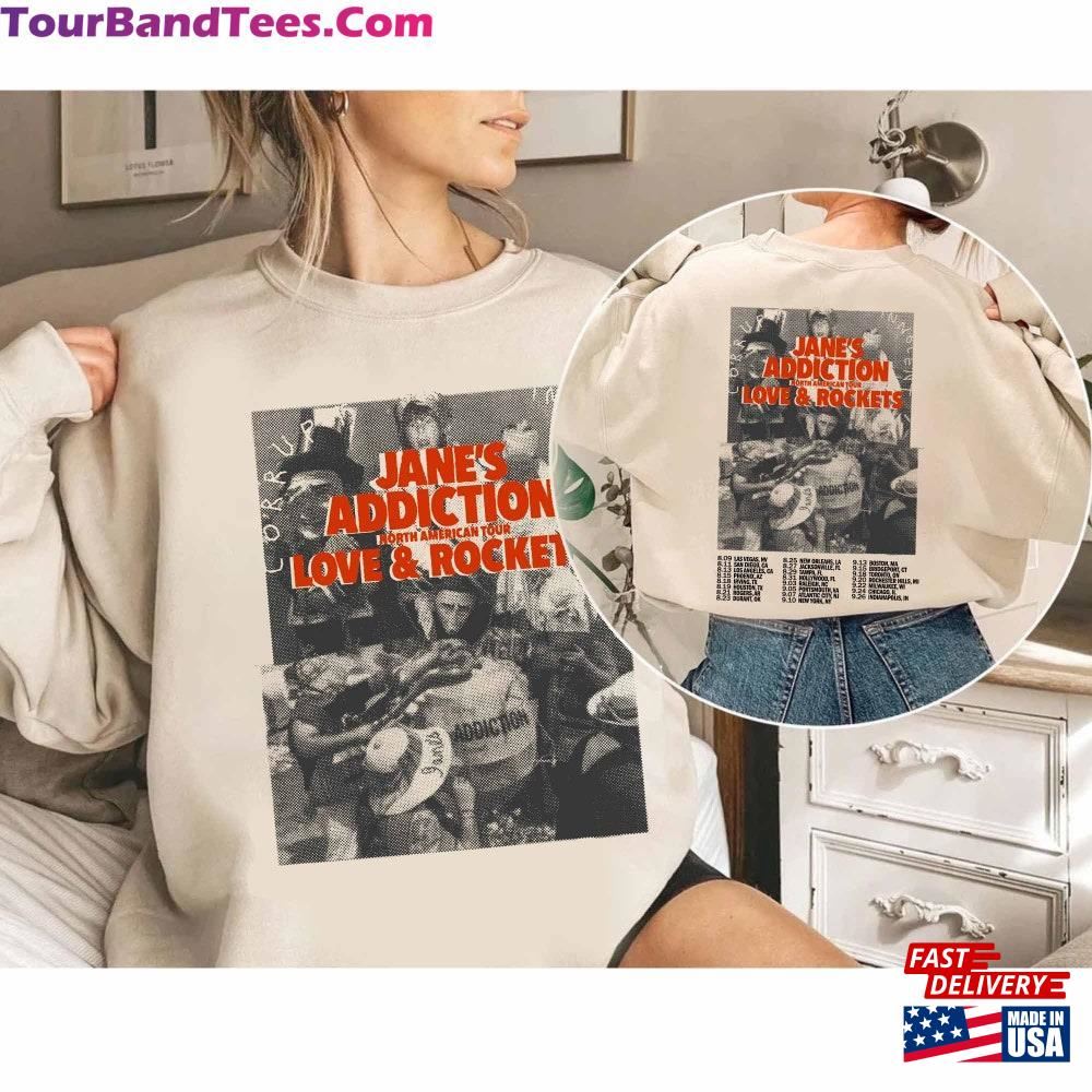 Janes Addiction Tour Shirt Band Fan Hoodie Sweatshirt 29Uf096059 – Utopia Fashion