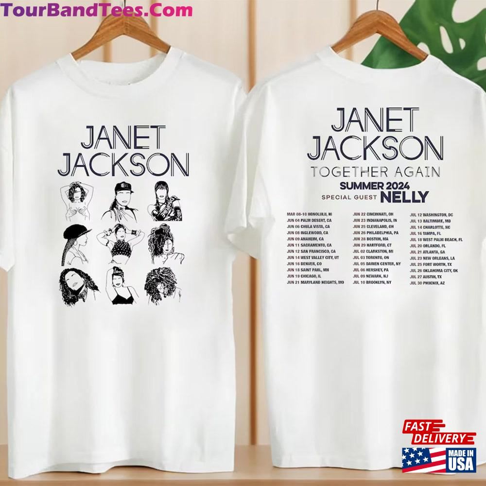 Janet Jackson Merch Graphic Tour Shirt Together Again Summer Concert Hoodie T-Shirt 29Uf096404 – Utopia Fashion