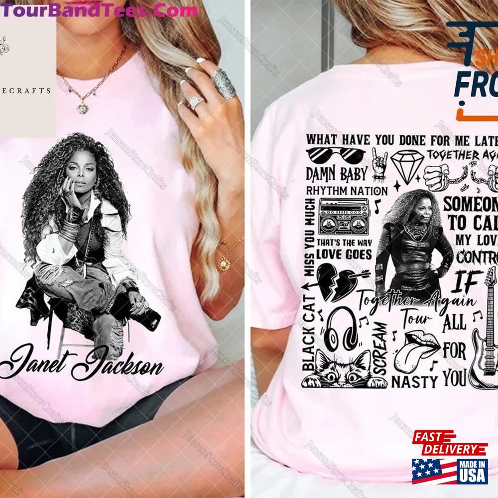 Janet Jackson Shirt Queen Of Pop 90S Tee T-Shirt Sweatshirt 29Uf092662 – Utopia Fashion