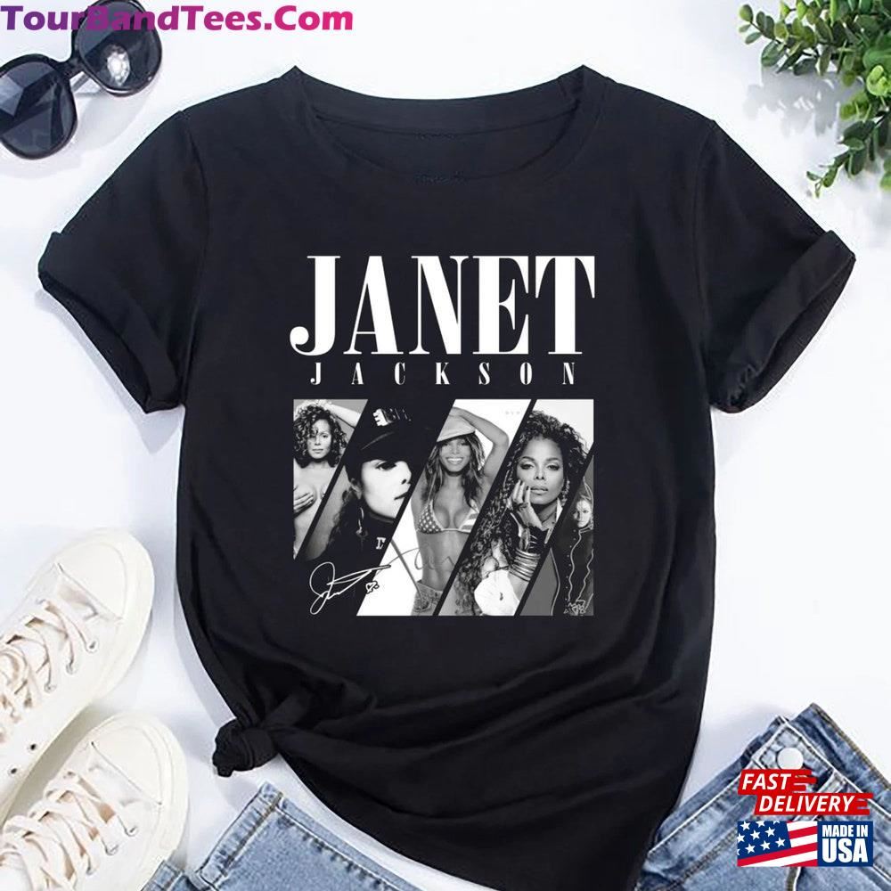 Janet Jackson Signature Shirt 90S Vintage Fan Gift Hoodie T-Shirt 29Uf117589 – Utopia Fashion