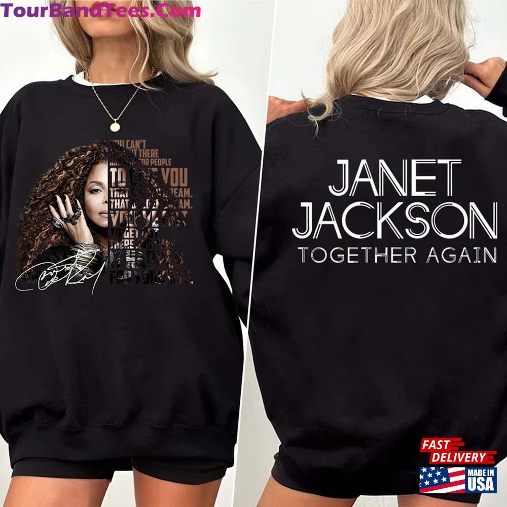 Janet Jackson Together Again Tour Side Shirt Fan Gift T-Shirt Sweatshirt 29Uf115941 – Utopia Fashion