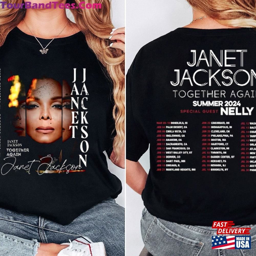 Janet Jackson Together Again Tour Shirt Comfort Colors Tee Sweatshirt Classic 29Uf092137 – Utopia Fashion