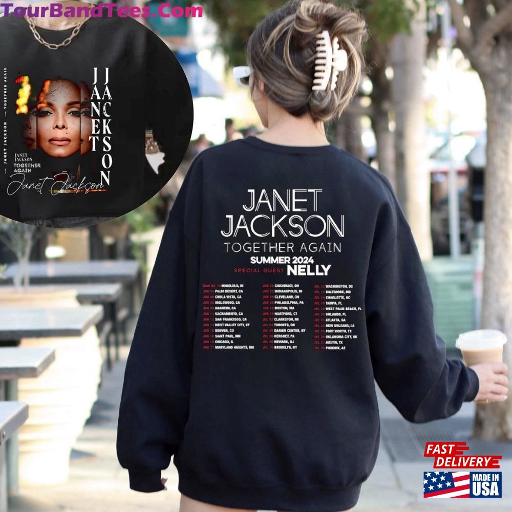 Janet Jackson Together Again Tour Shirt Comfort Colors Tee Sweatshirt Classic 29Uf092137 – Utopia Fashion