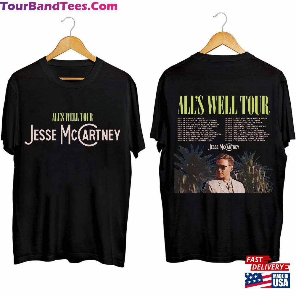 Jesse Mccartney All S Well Tour Shirt Fan Classic Unisex 29Uf092774 – Utopia Fashion