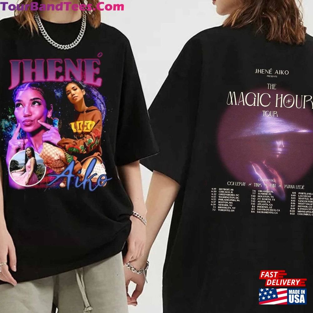 Jhene Aiko The Magic Hour Tour T-Shirt Two Sided Sweatshirt Hoodie 29Uf117003 – Utopia Fashion