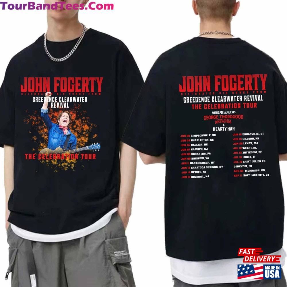 John Fogerty The Celebration Tour Shirt Fan Concert Sweatshirt T-Shirt 29Uf117829 – Utopia Fashion