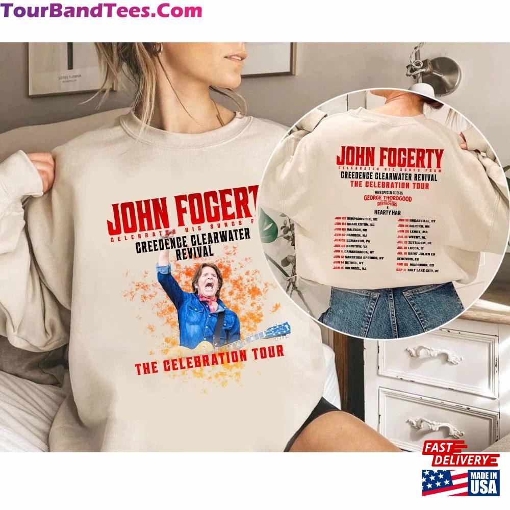 John Fogerty The Celebration Tour Shirt Fan Concert Sweatshirt T-Shirt 29Uf117829 – Utopia Fashion