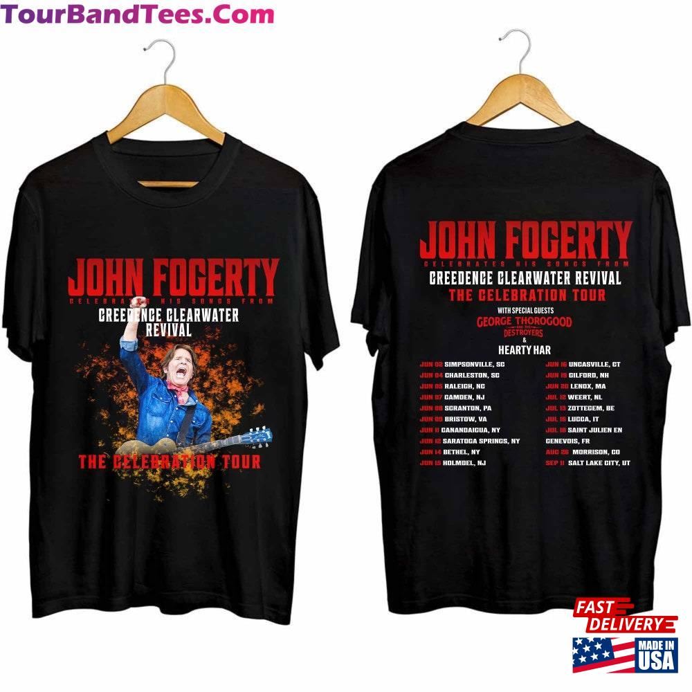 John Fogerty The Celebration Tour Shirt Fan Concert Unisex Hoodie 29Uf097233 – Utopia Fashion