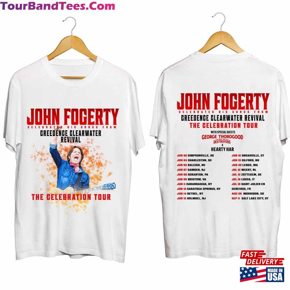 John Fogerty The Celebration Tour Shirt Fan Concert Unisex Hoodie 29Uf097233 – Utopia Fashion