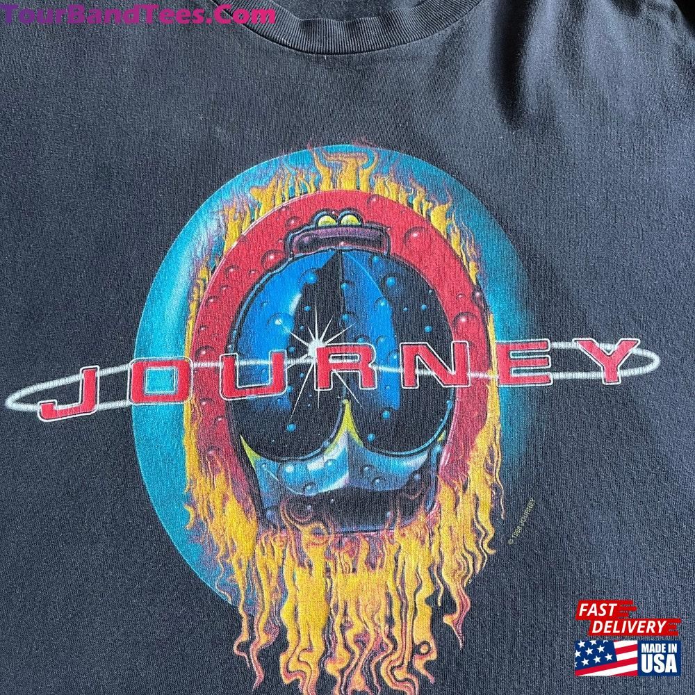 Journey Band Tour Tee Retro Vintage Graphic Shirt Hoodie Classic 29Uf097800 – Utopia Fashion