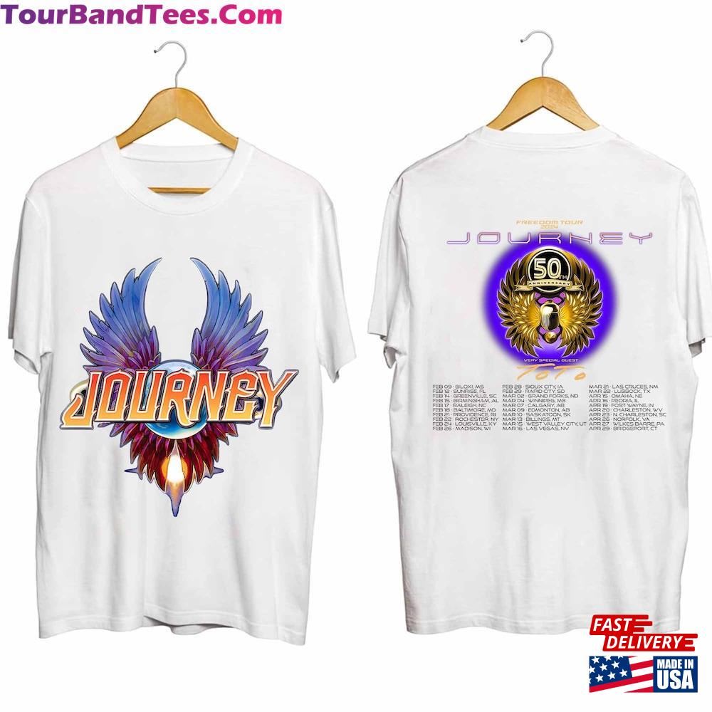 Journey Freedom Tour Shirt Side Band Fan Hoodie Classic 29Uf115904 – Utopia Fashion