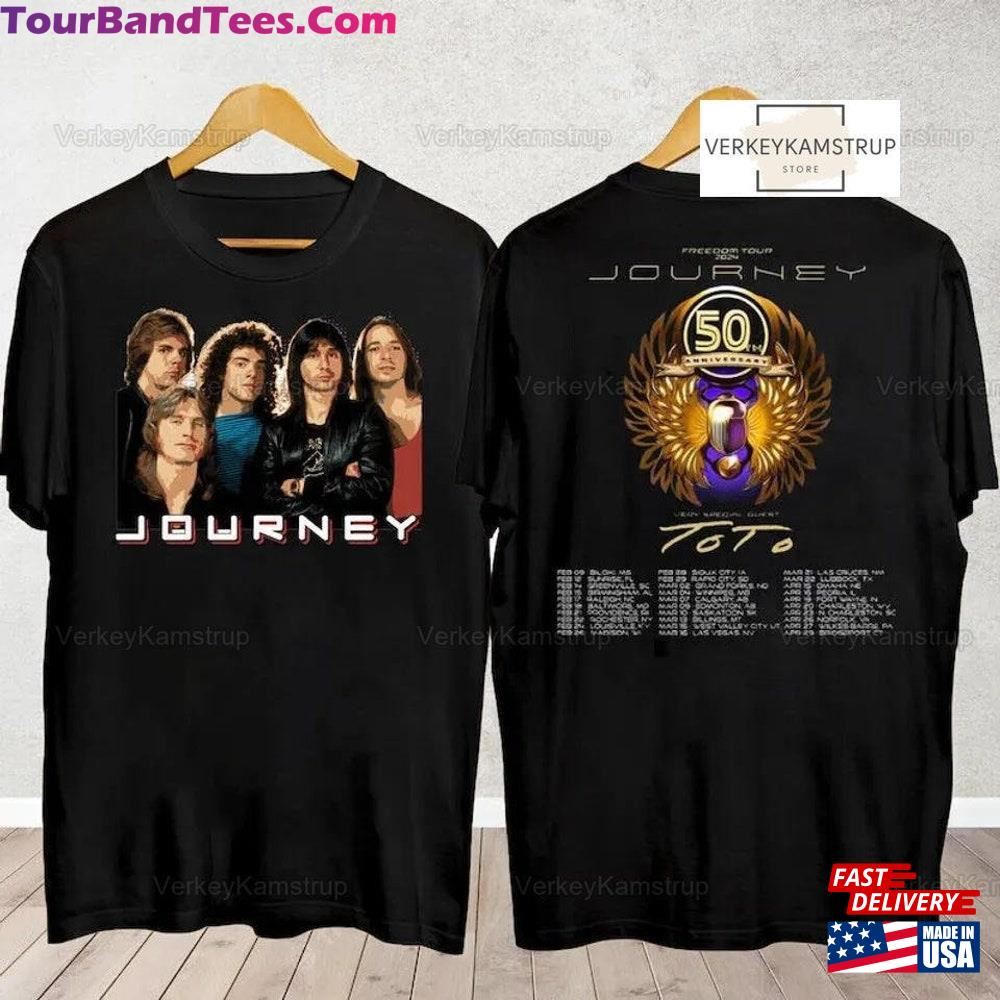 Journey Freedom Tour Shirt With Toto Band Merch Sweatshirt Unisex 29Uf115936 – Utopia Fashion