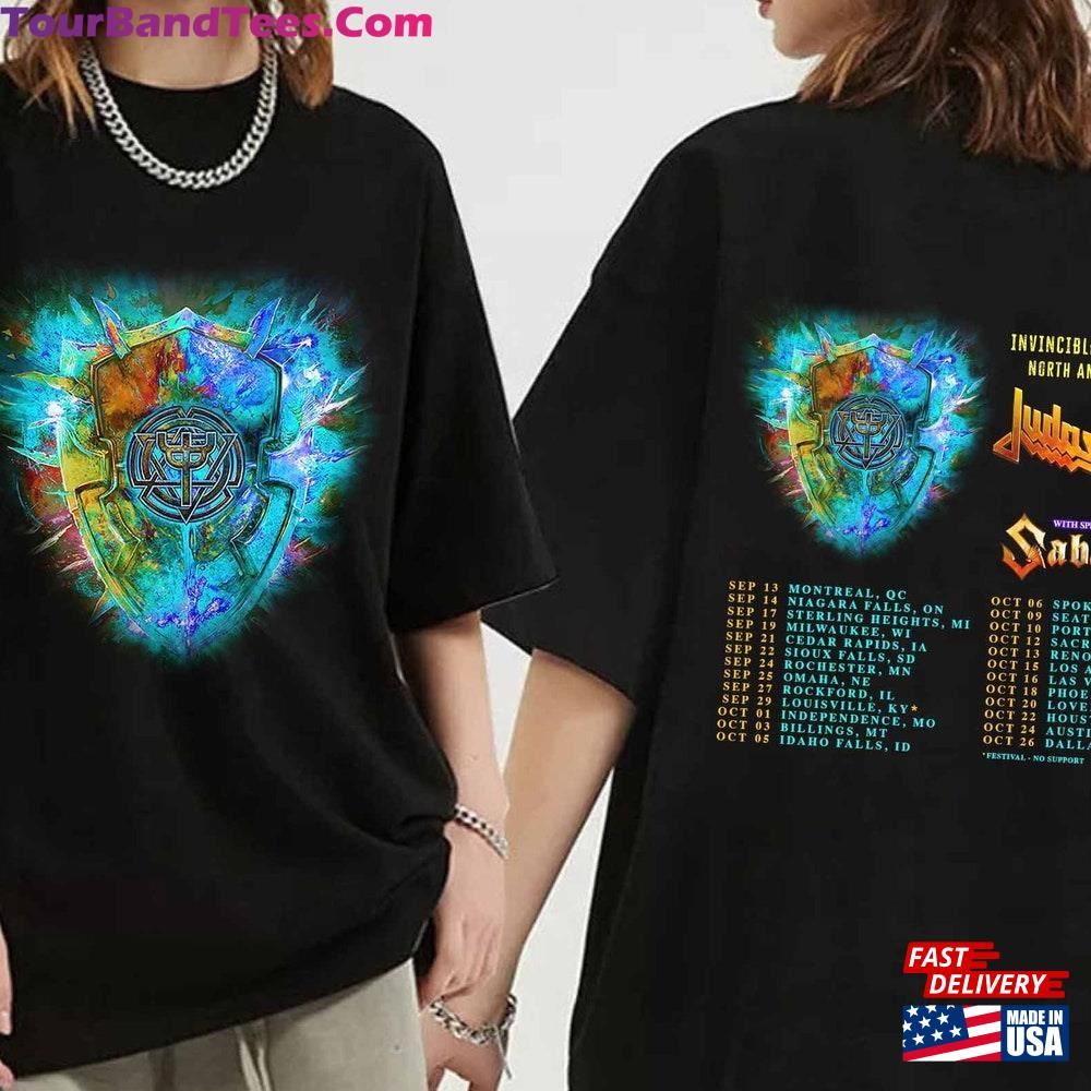 Judas Priest Invincible Shield North America Tour Shirt Band Fan Classic Sweatshirt 29Uf117723 – Utopia Fashion