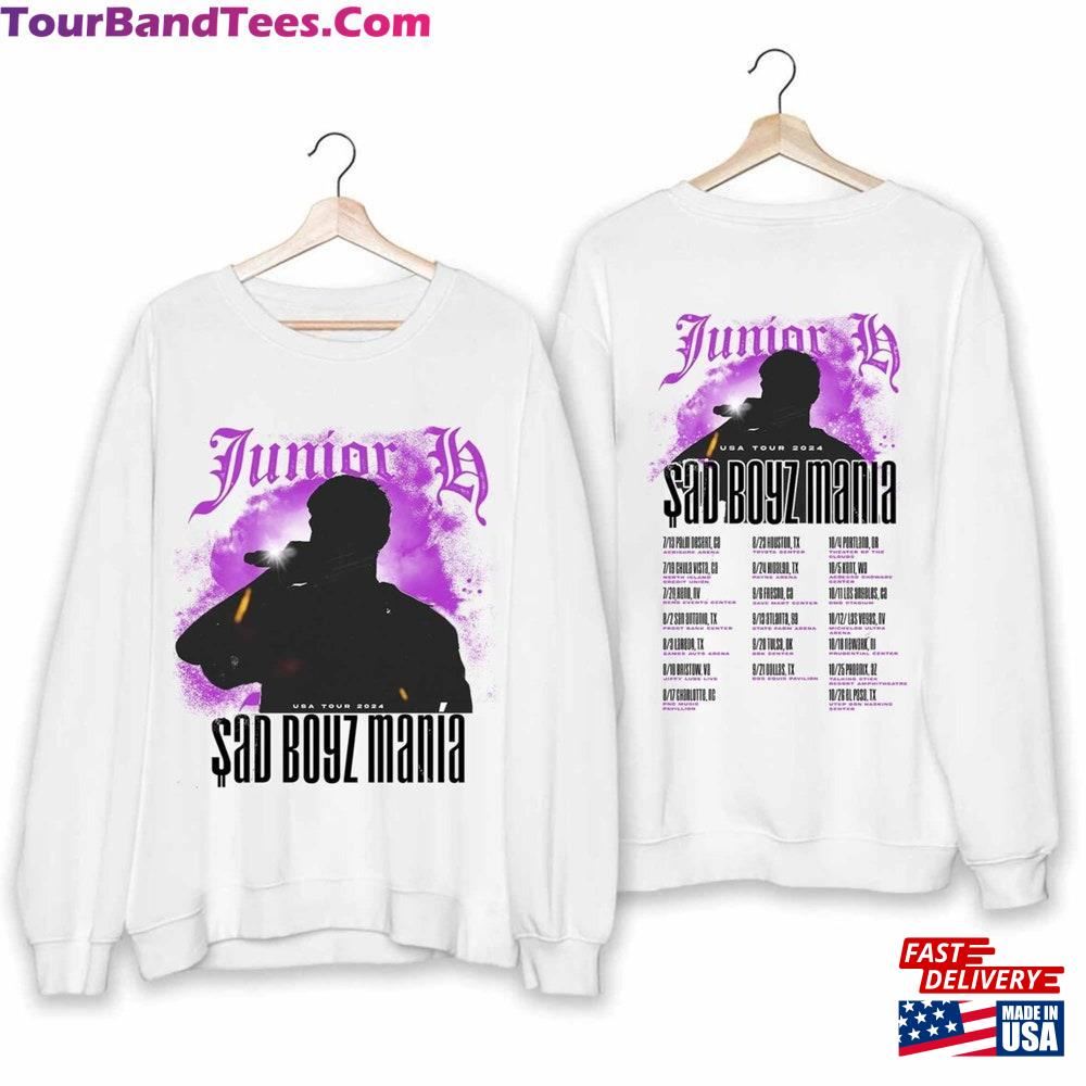 Junior H Sad Boyz Mania Tour Shirt Fan T-Shirt Hoodie 29Uf096312 – Utopia Fashion