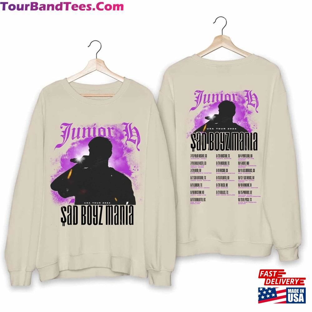 Junior H Sad Boyz Mania Tour Shirt Fan T-Shirt Hoodie 29Uf096312 – Utopia Fashion