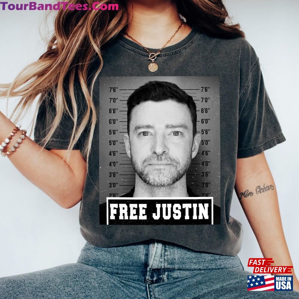 Justin Timberlake Mugshot Shirt Jt Concert Fan Gift T-Shirt Unisex 29Uf098146 – Utopia Fashion